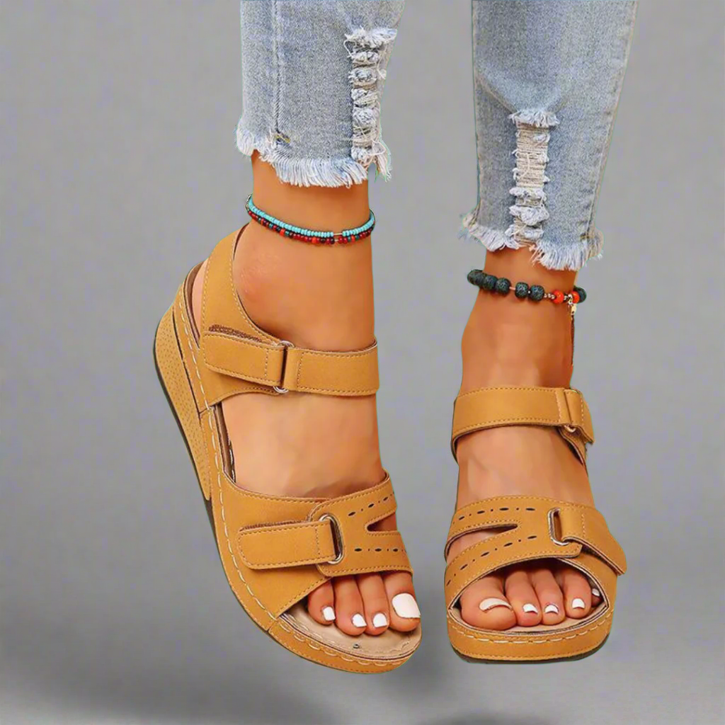 Gundula | Elegant Orthopedic Sandals Made of Soft Material