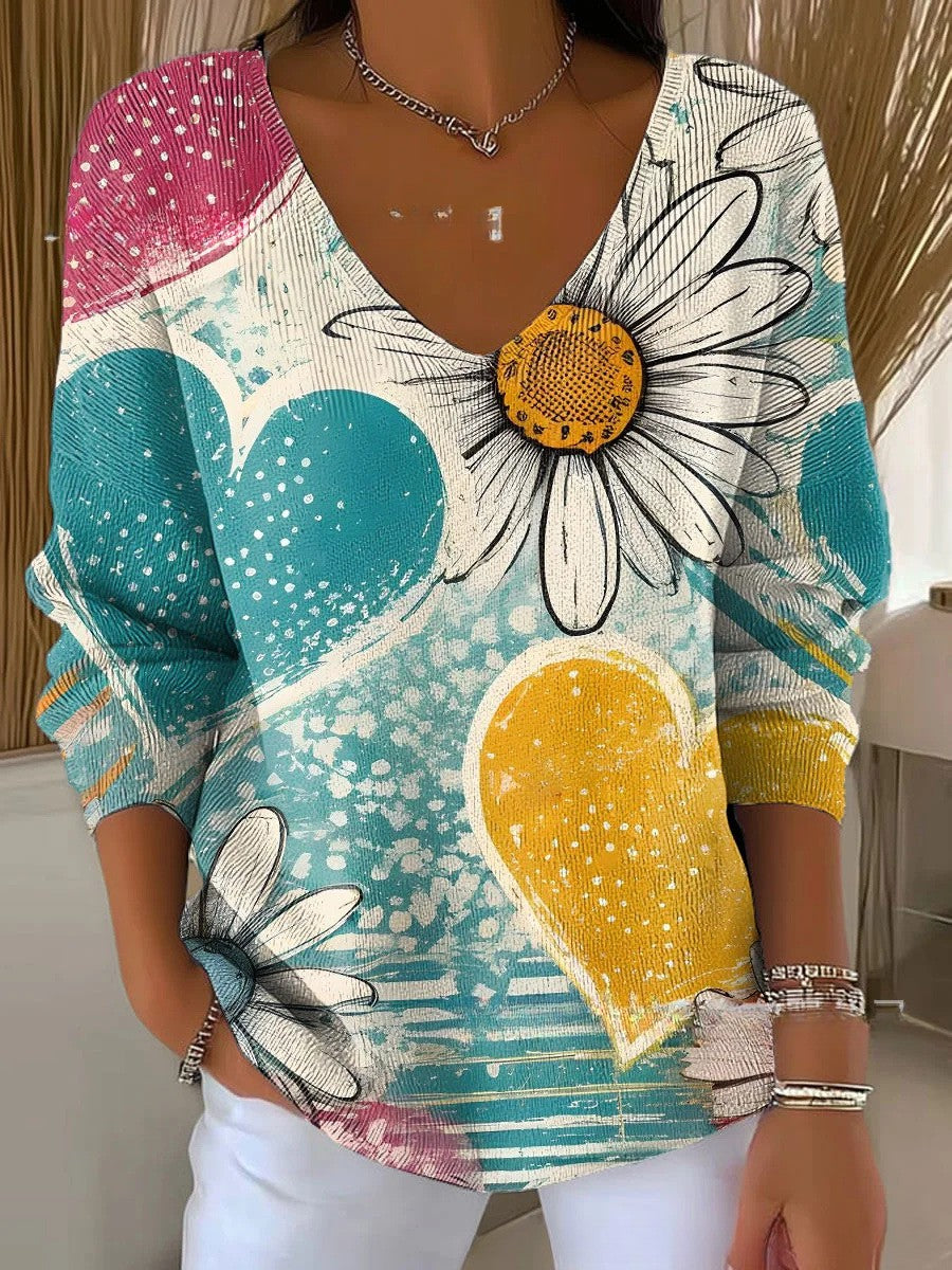 Benedetta – Pulover cu guler în V 11