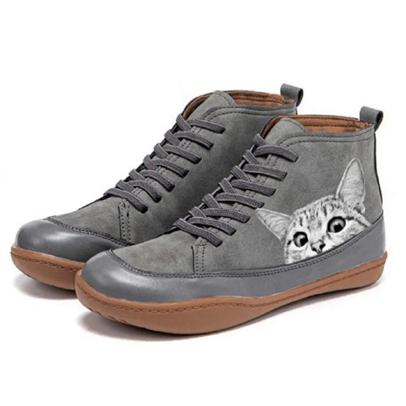 Vivian | Leather Boots for Cat Lovers
