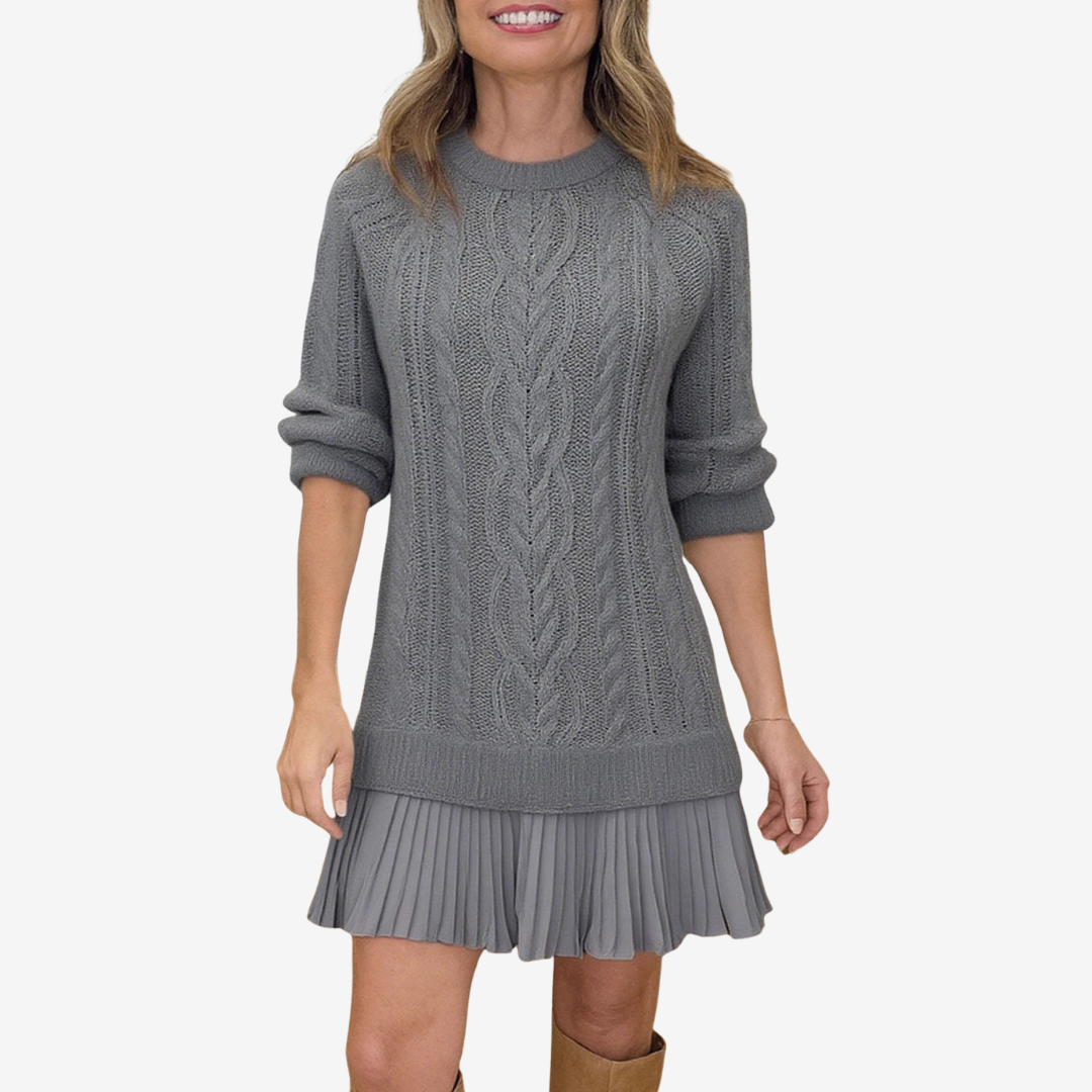 Gaëlle™ Knitted Sweater Dress