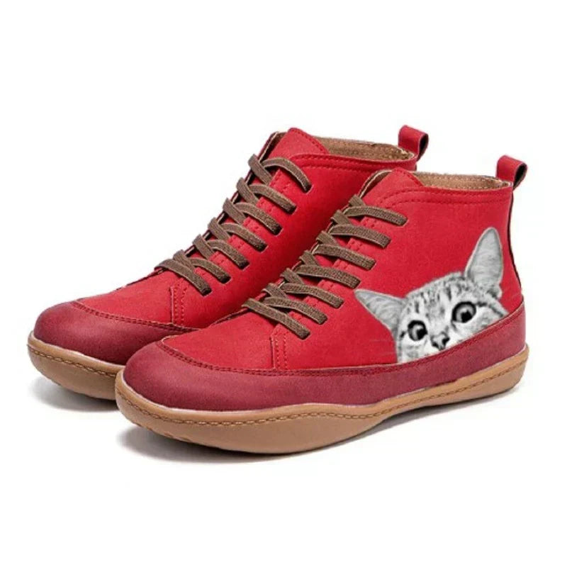 Vivian | Leather Boots for Cat Lovers