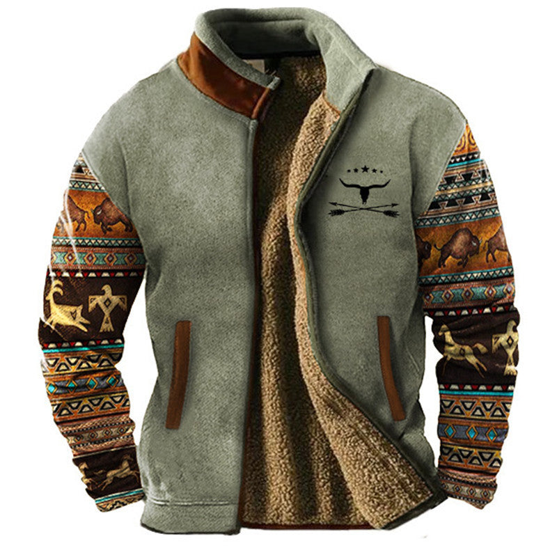 Mathéo - Casual fleece sweater for men