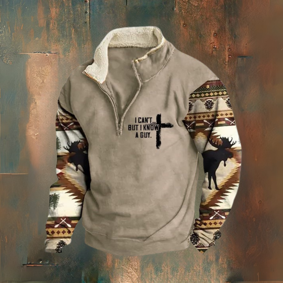 RODEO — Half-zip sweater for autumn and winter