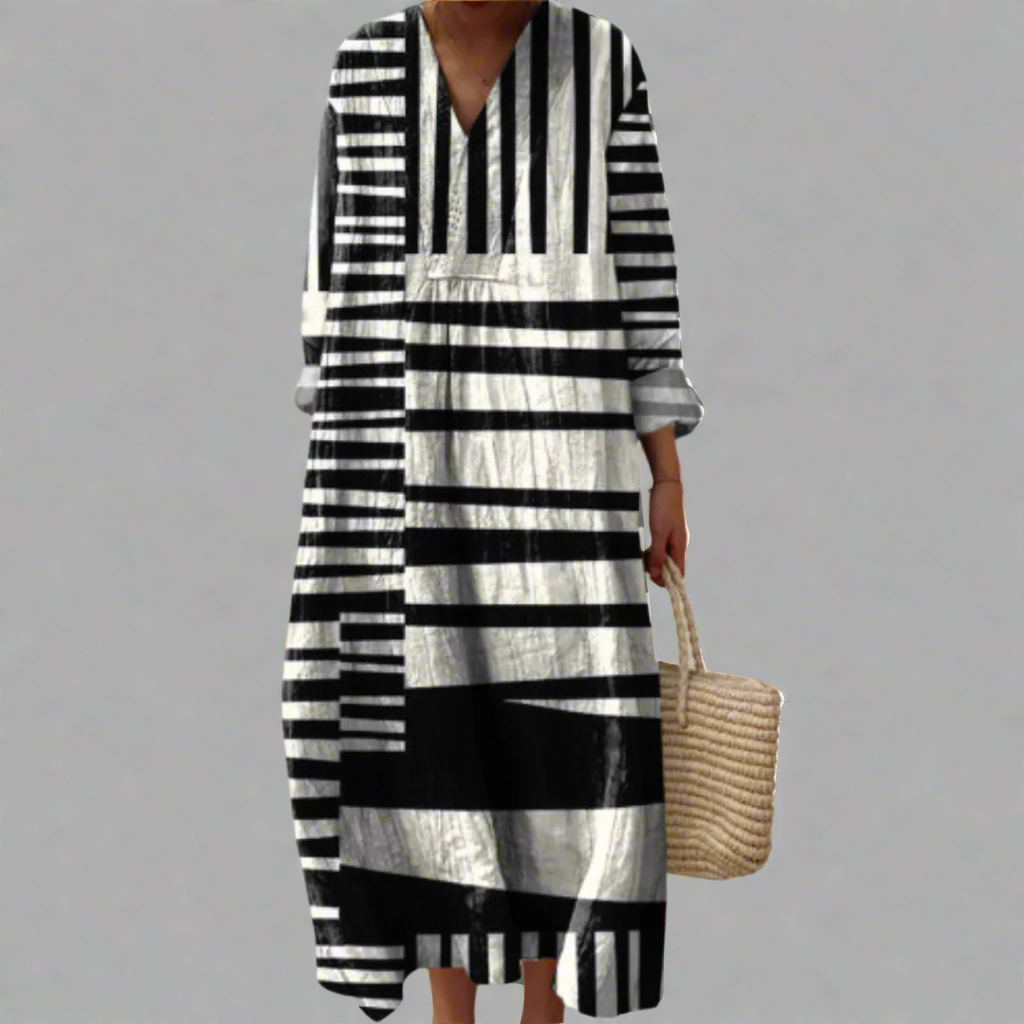 Doris™ | Stylish Geometric Dress