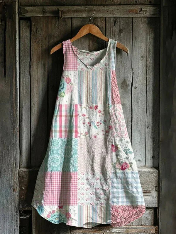 Rozali – Pastel Patterned Dress