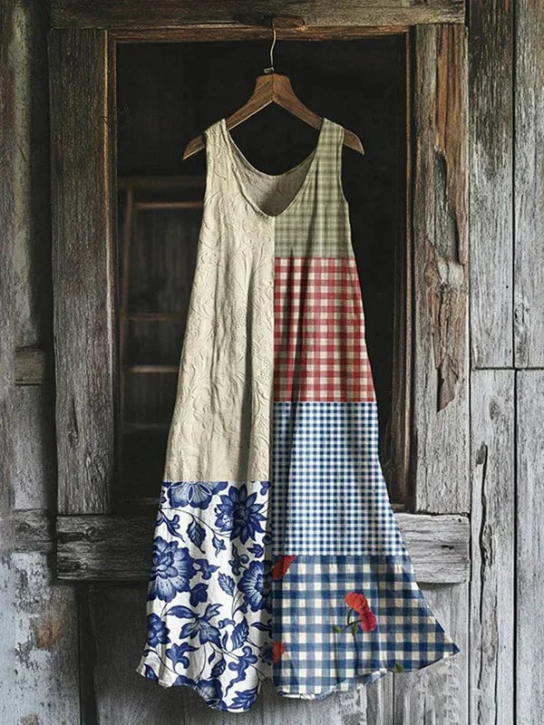 Suzon – Checkered Pattern Dress