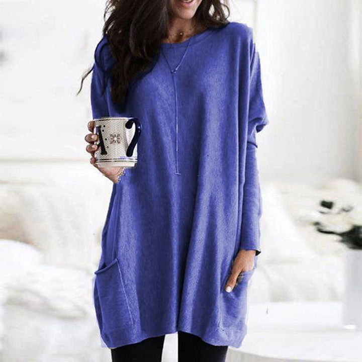 Loren™ | Soft Tunic Sweater with Practical Pockets