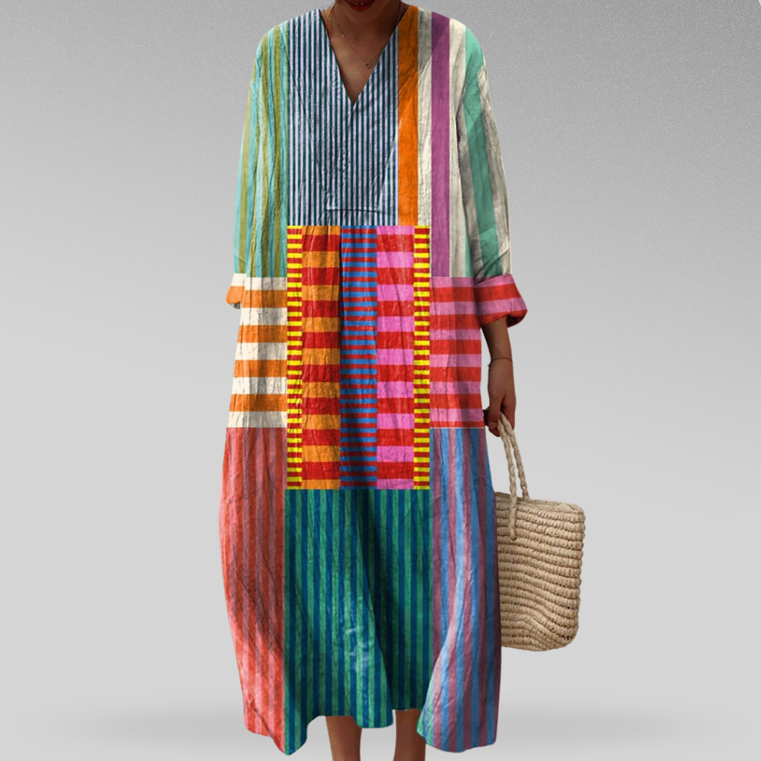 Lia™ | Elegant Geometric Dress.