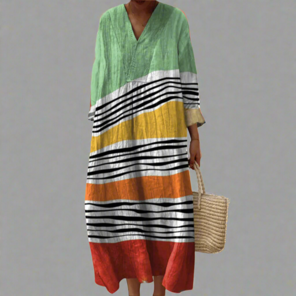 Isabella™ | Elegant Geometric Dress